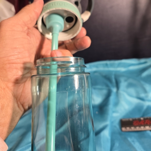 020825 Contigo 24 Oz Ashland Autospout Water Bottle w/ Lid Flip Straw Handle Min - Picture 3 of 5